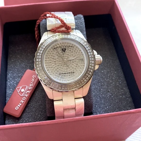 Swiss Legend SL- 20052-BGWFS Keramica Quartz Watch Swiss Legend Women main image 4
